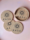 Personalized - Cork Coaster - Set of 4 - LemonadeHome