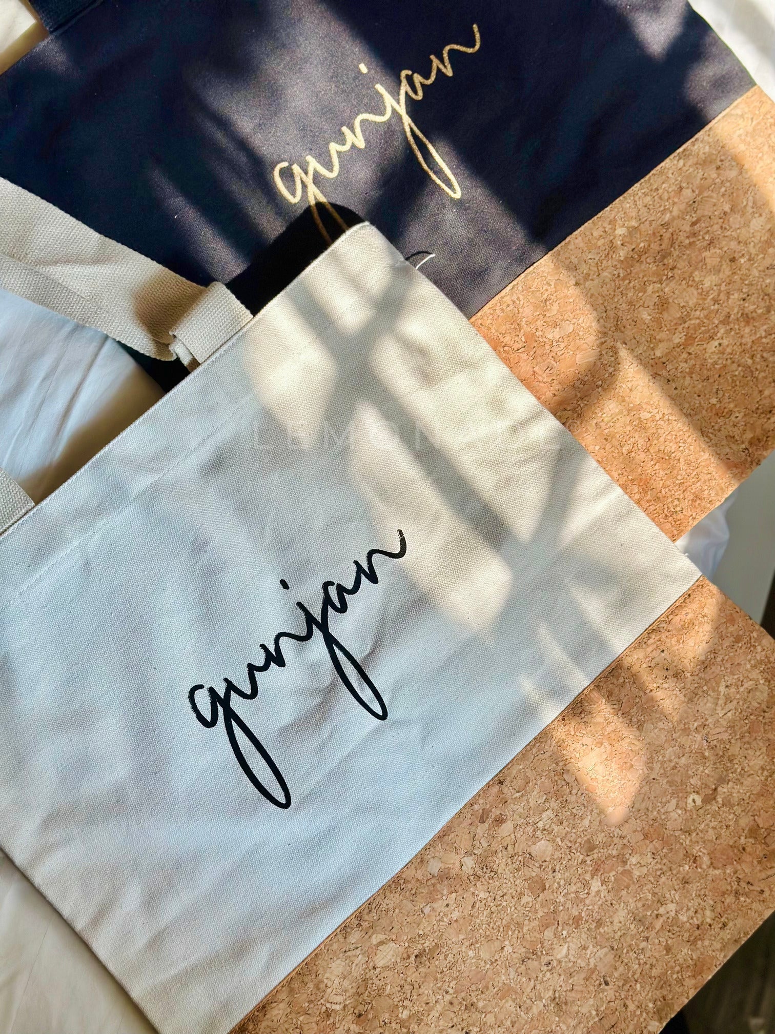 Personalized - Cork Tote Bag - LemonadeHome