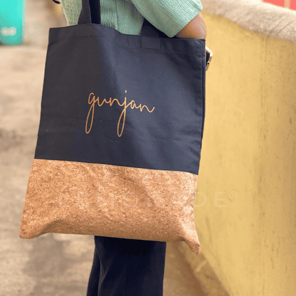Personalized - Cork Tote Bag - LemonadeHome