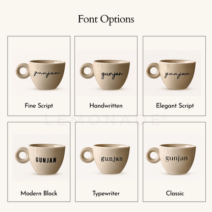 Personalized - Cortado Cup - LemonadeHome