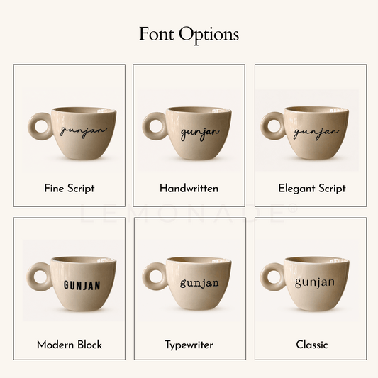 Personalized - Cortado Cup - LemonadeHome