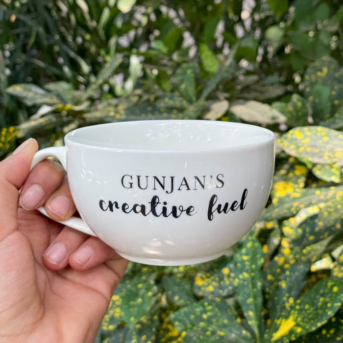 Personalized - Creative Fuel Mugs - White - LemonadeHome