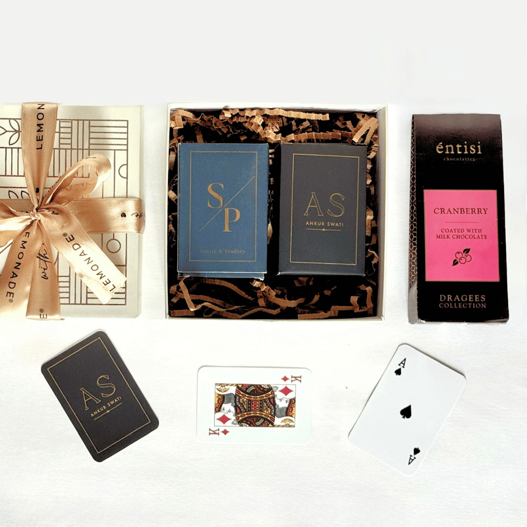 Personalized - Deal Deck Hamper with Gift Box - LemonadeLuxe Gifting