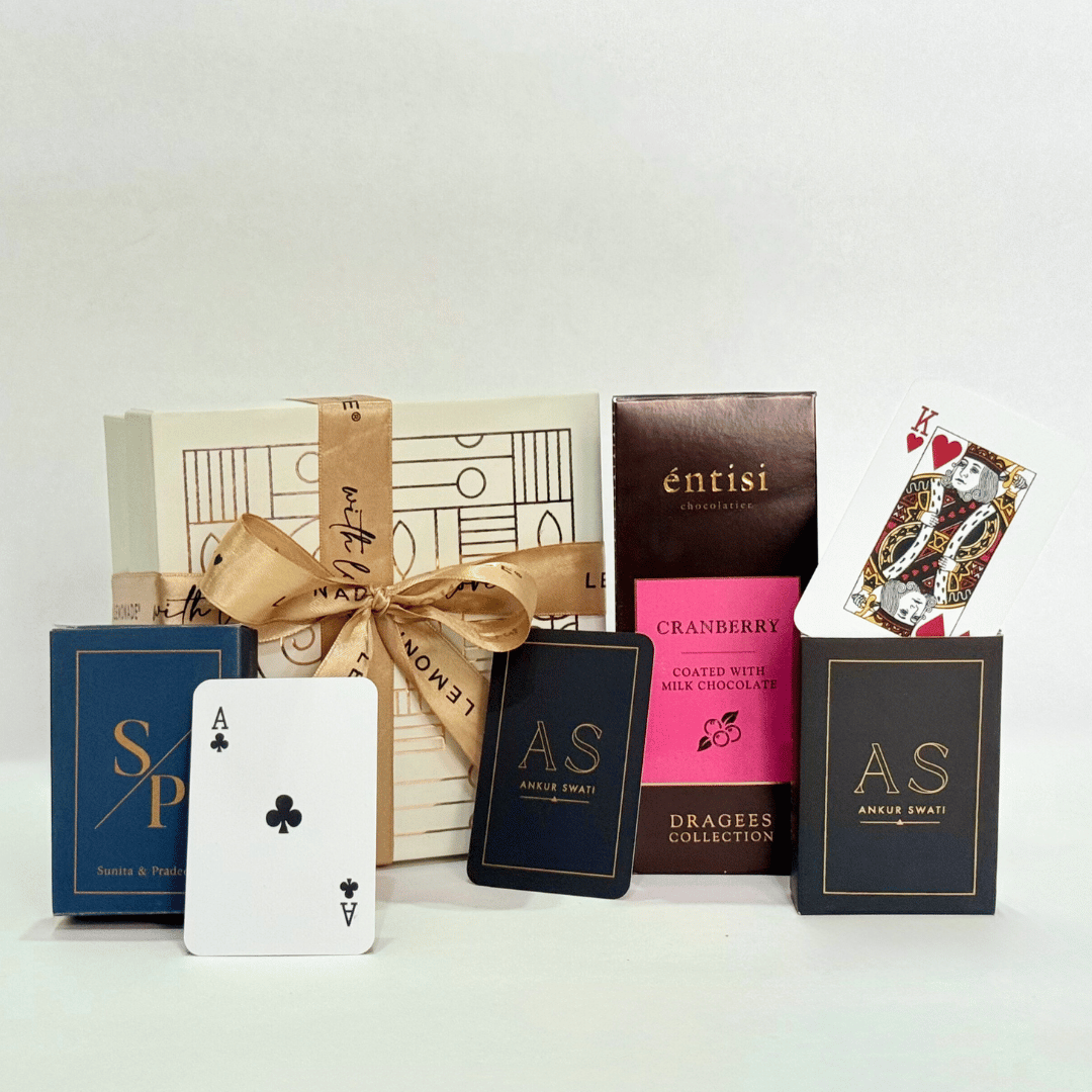 Personalized - Deal Deck Hamper with Gift Box - LemonadeLuxe Gifting