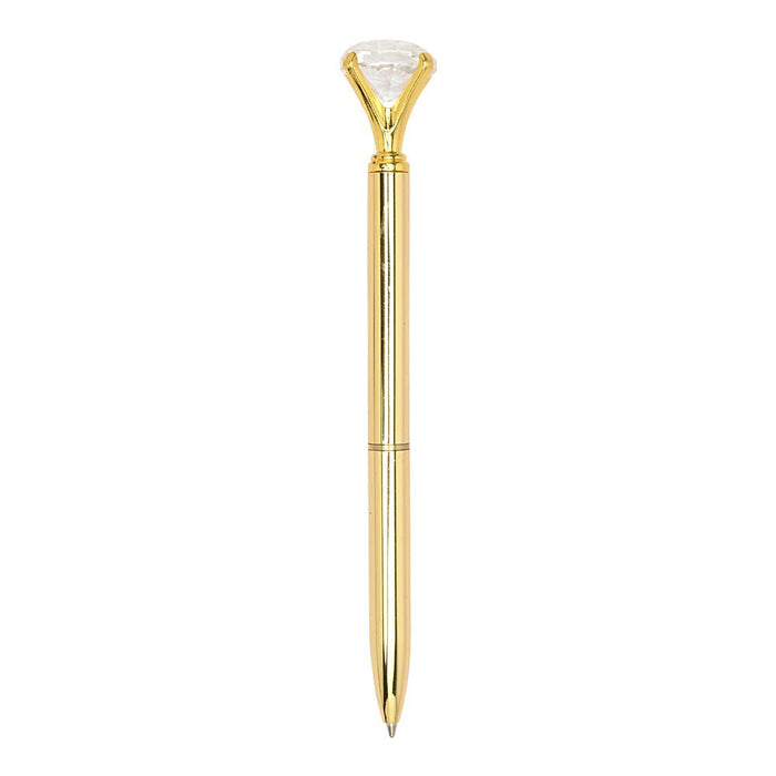 Personalized - Diamond Ball Pen - Gold - LemonadeStationery