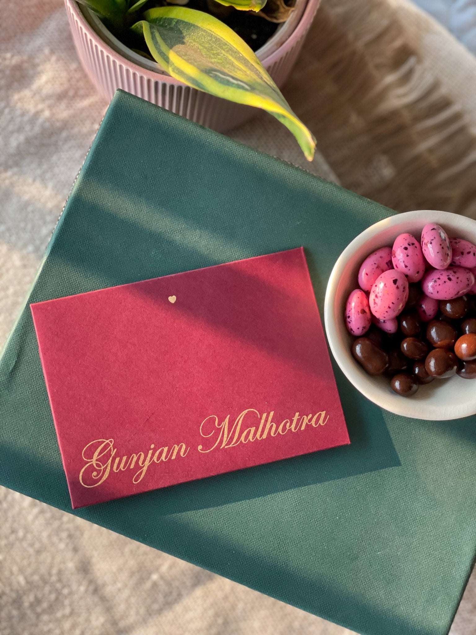 Personalized Envelopes - Marsala - Set of 9 - LemonadeStationery