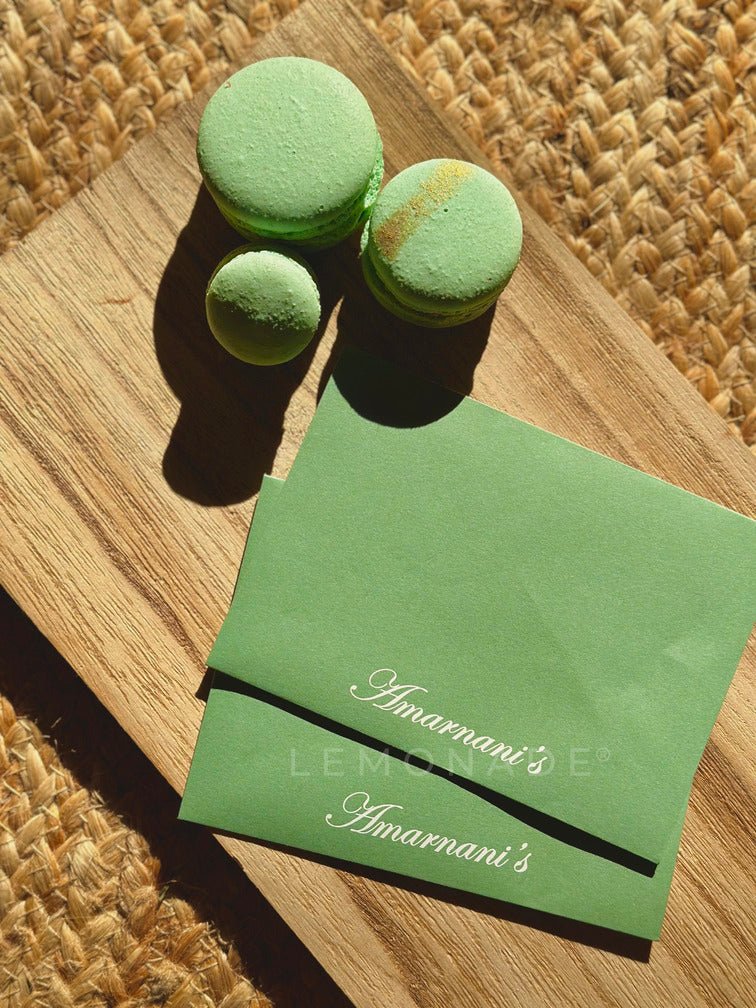 Personalized Envelopes - Olive Green - Set of 9 - LemonadeStationery