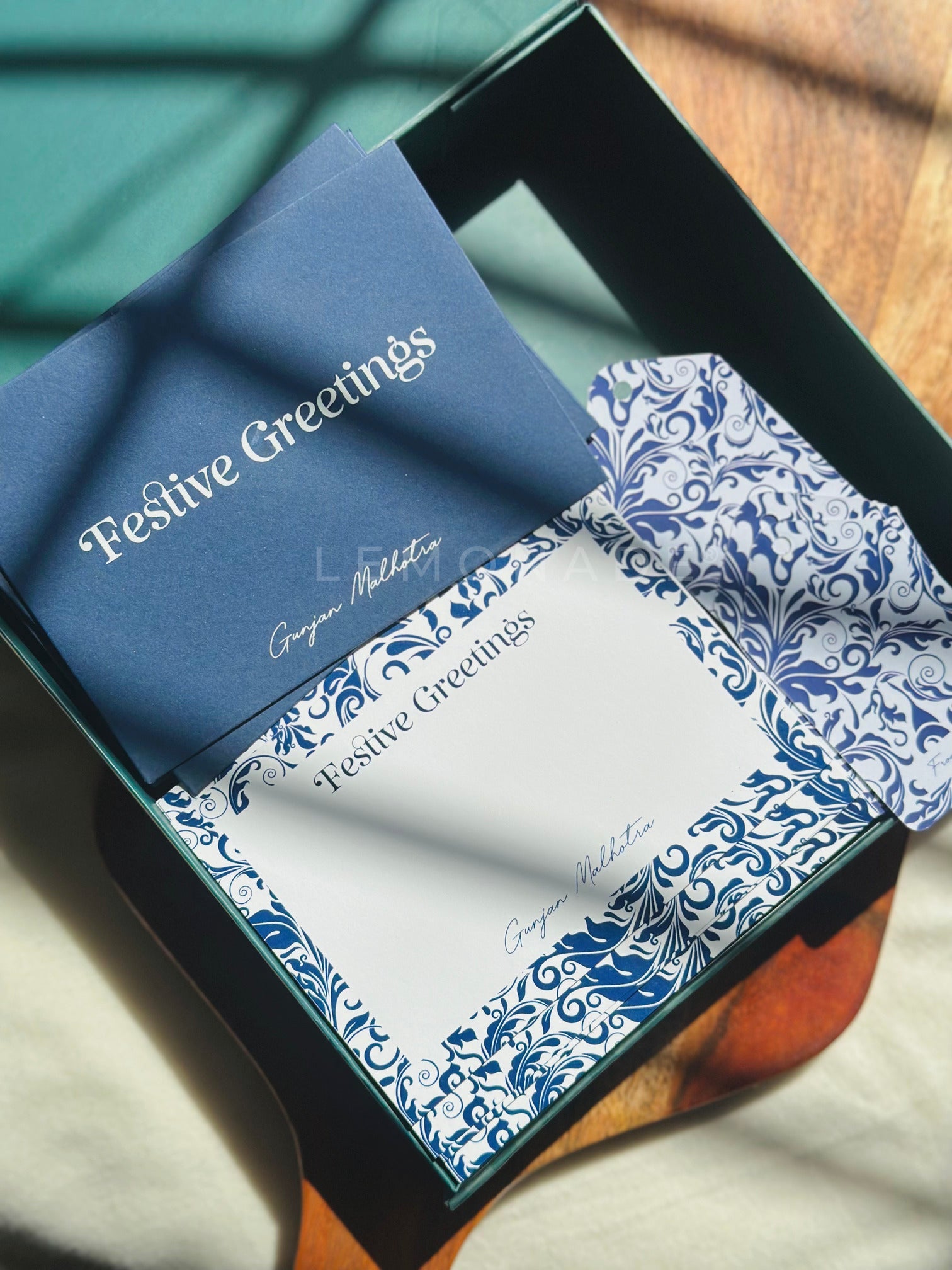 Personalized Envelopes - Regal Festive - Set of 9 - LemonadeStationery