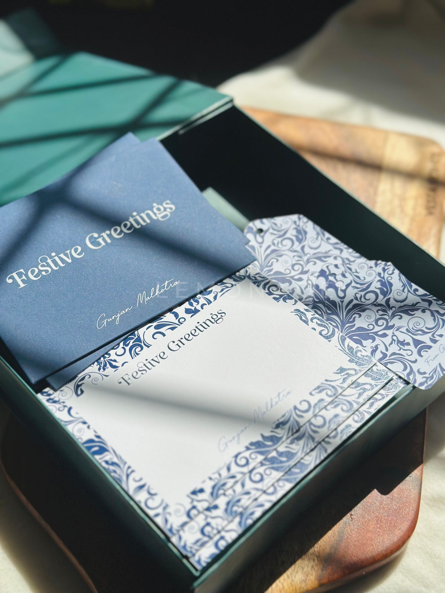 Personalized Envelopes - Regal Festive - Set of 9 - LemonadeStationery