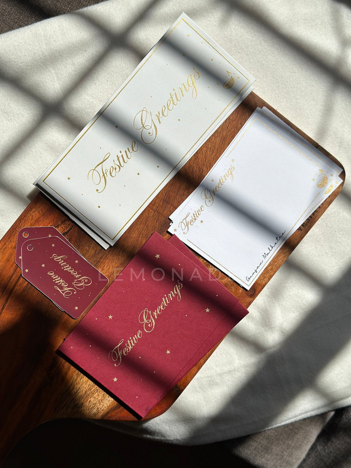 Personalized Gift Hamper Box - Festive Stationery - LemonadeStationery