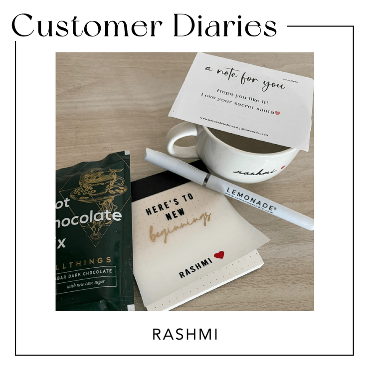 Personalized Gift Hamper Box - Mini Cappuccino Hamper - LemonadeLuxe Gifting