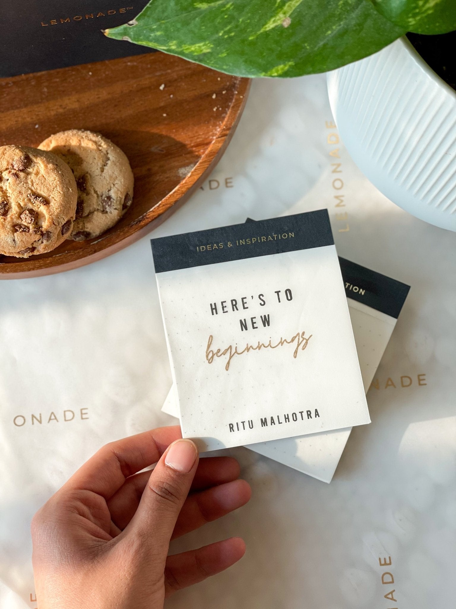 Personalized Gift Hamper Box - Mini Cappuccino Hamper - LemonadeLuxe Gifting