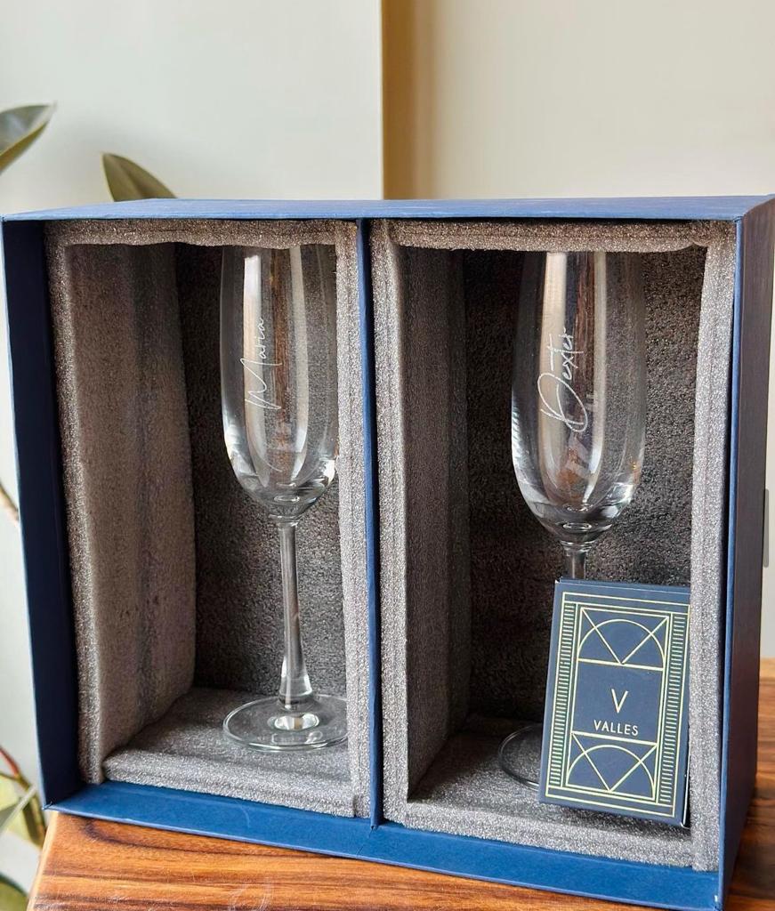 Personalized Gift Hamper Box - Wine Date Night - LemonadeLuxe Gifting