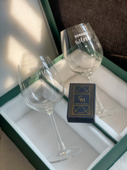 Personalized Gift Hamper Box - Wine Date Night - LemonadeLuxe Gifting