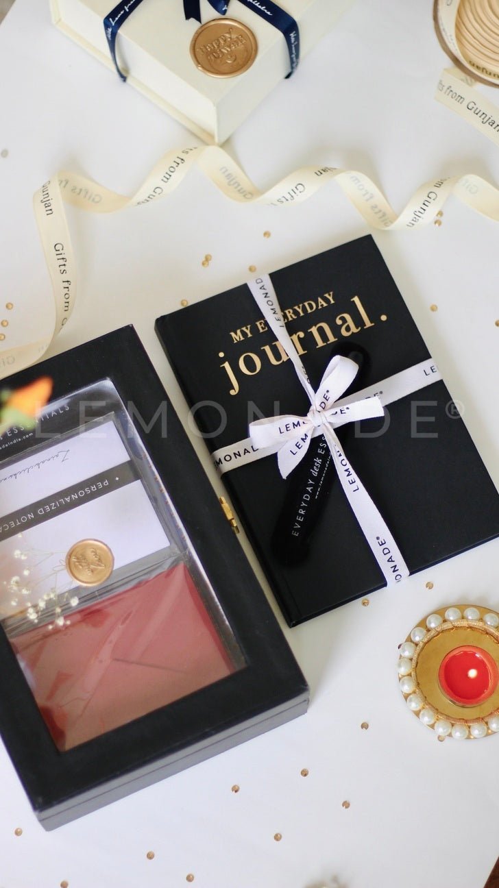 Personalized Gift Hamper - Pen & Papyrus Parcel - LemonadeLuxe Gifting