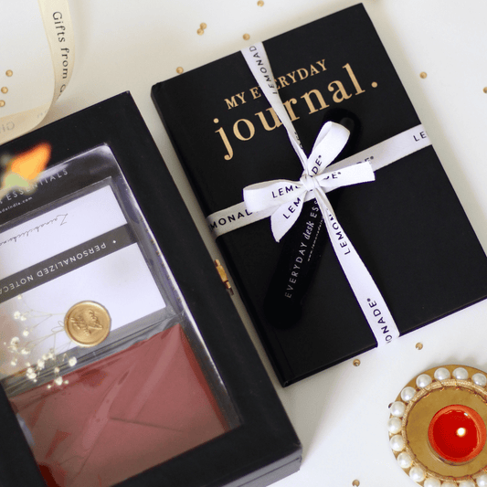 Personalized Gift Hamper - Pen & Papyrus Parcel - LemonadeLuxe Gifting