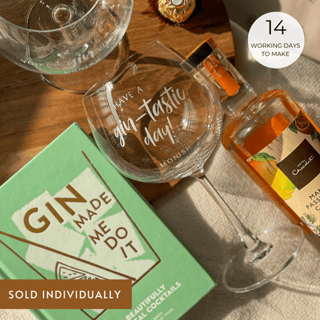 Personalized - Gin Glass - Gintastic Day - LemonadeHome