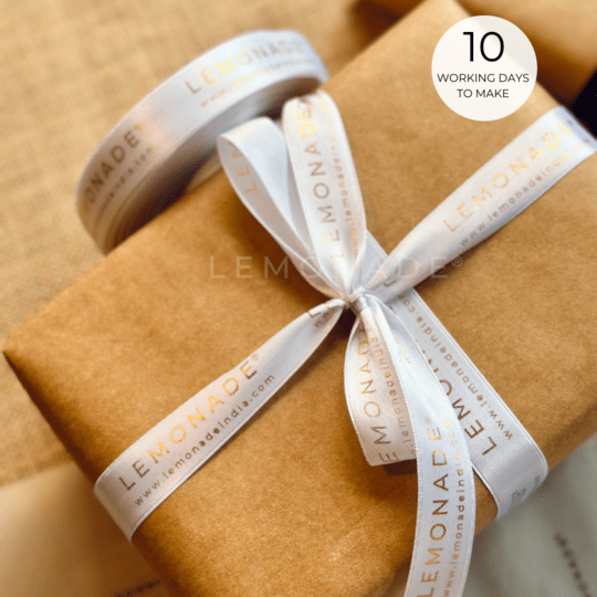 Personalized - Gold Foiled Satin Ribbon - 20MM - LemonadeStationery