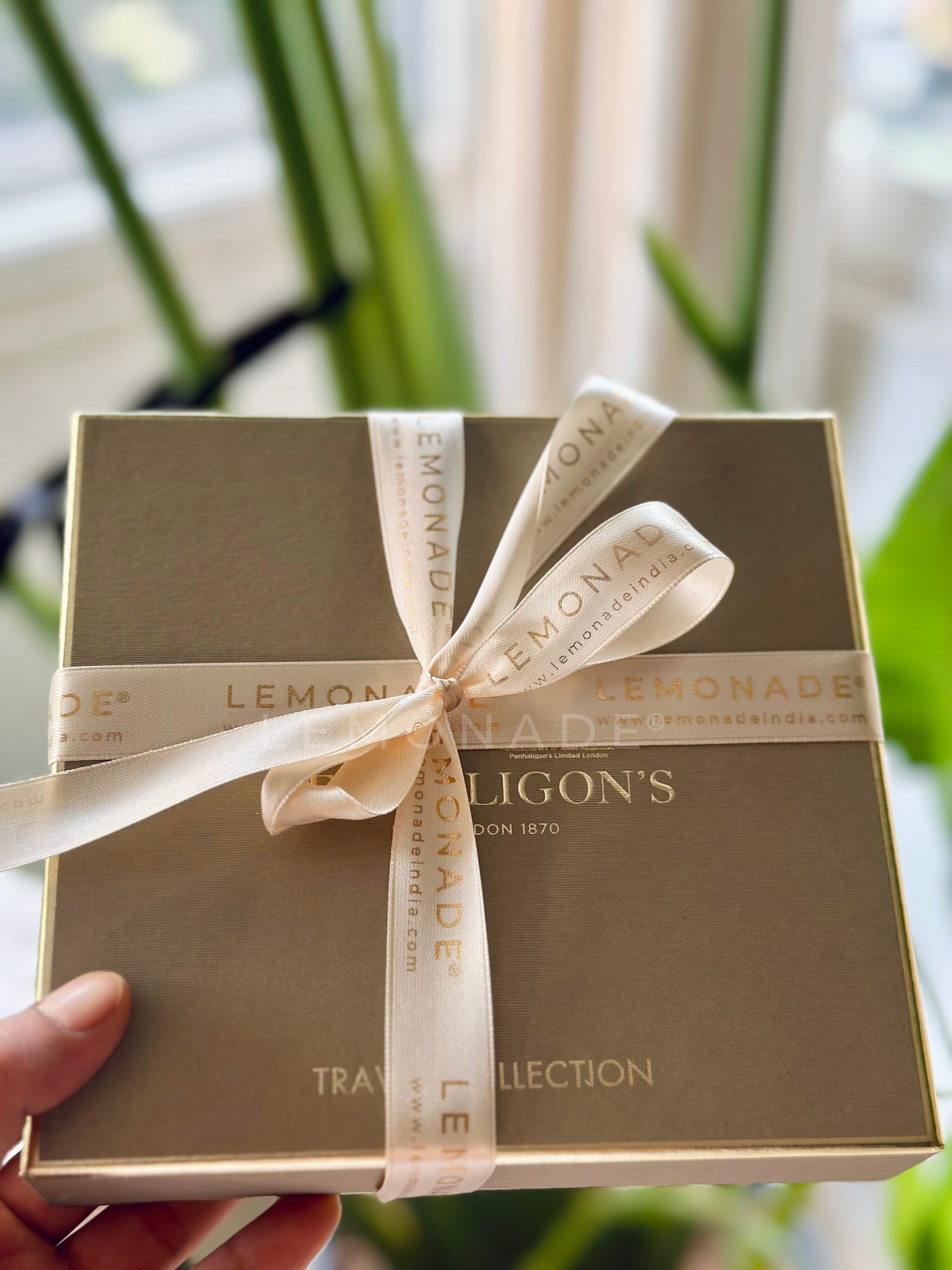 Personalized satin ribbon in vibrant colors for gifts, celebrations, and special events Gold Foiled Satin Ribbon - 25MM - LemonadeStationery