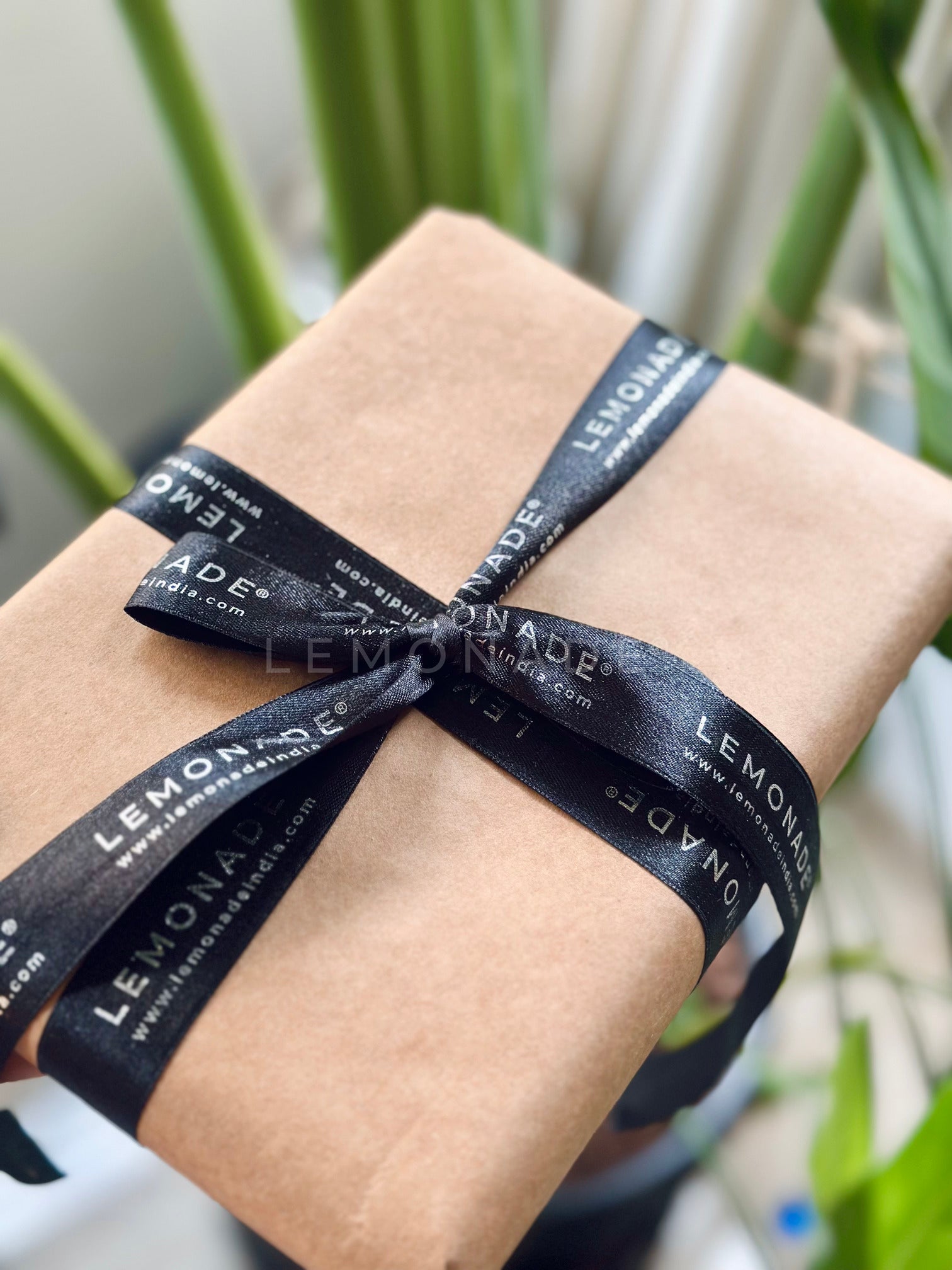 Personalized satin ribbon in vibrant colors for gifts, celebrations, and special events Gold Foiled Satin Ribbon - 25MM - LemonadeStationery