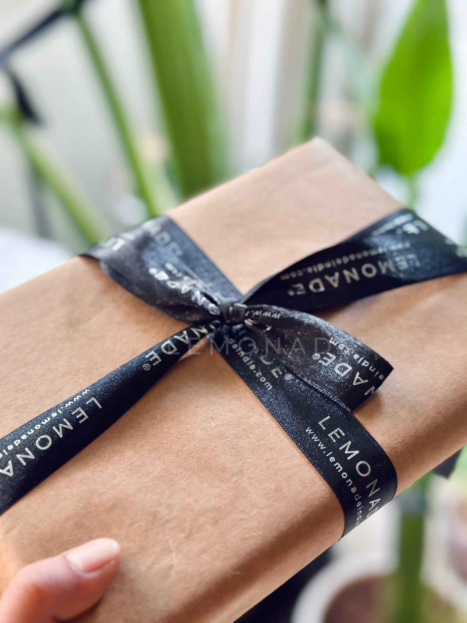 Personalized satin ribbon in vibrant colors for gifts, celebrations, and special events Gold Foiled Satin Ribbon - 25MM - LemonadeStationery