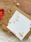 Personalized - Gold Printed Notecards - Diwali Wishes - LemonadeStationery