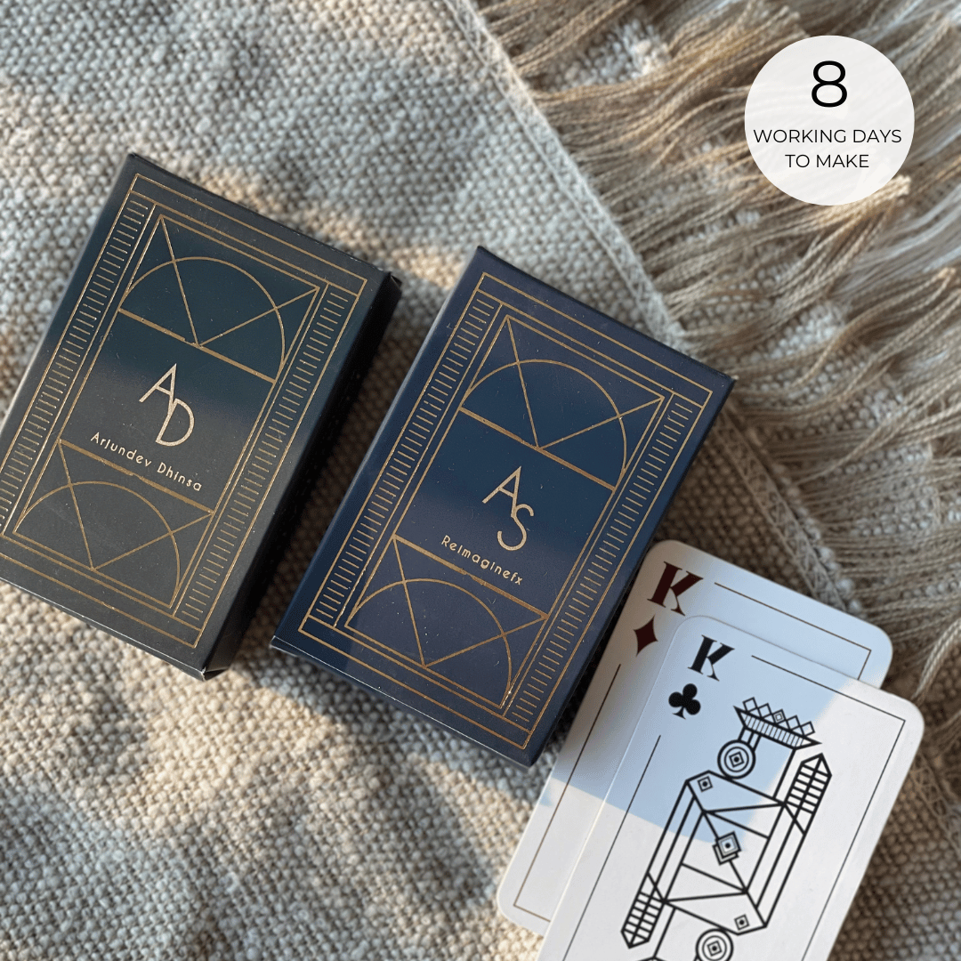 Personalised Playing Cards and Poker Chips - Lemonade