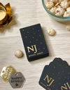 Personalized - Gold Printed - Playing cards - Initial - Starry Nights - LemonadeLuxe Gifting