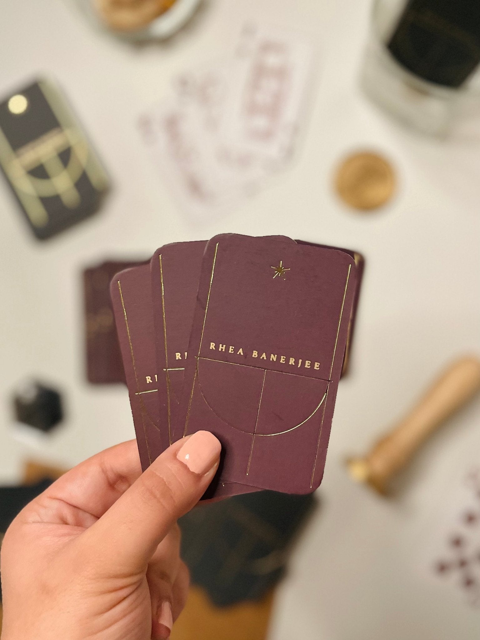 Gold Rimed Card Design Personalized Gold Printed Playing Cards – Stellar | Lemonade - Lemonade