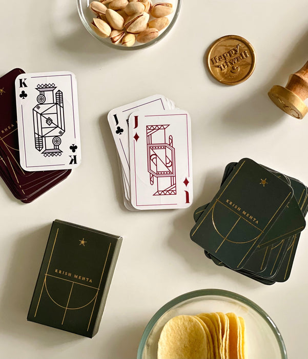 Personalized - Gold Printed - Playing cards - Stellar - LemonadeLuxe Gifting