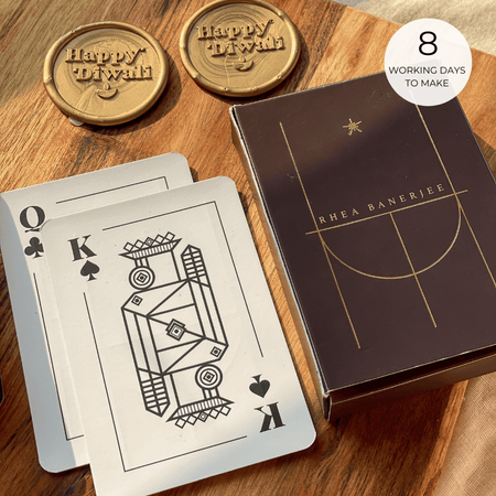 Personalized - Gold Printed - Playing cards - Stellar - LemonadeLuxe Gifting