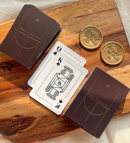 Personalized - Gold Printed - Playing cards - Stellar - LemonadeLuxe Gifting