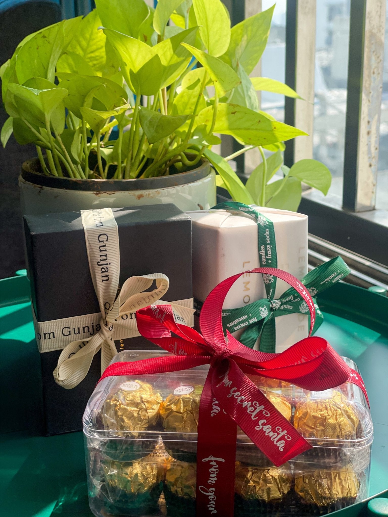 Personalized grosgrain ribbon in vibrant colors for gifts, celebrations, and special events. Red Ribbon 20mm - Brush Font - LemonadeStationery