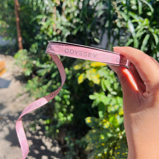 Personalized grosgrain ribbon in vibrant colors for gifts, branding, celebrations, and special events. Carnation pink- Lemonade Stationery 
