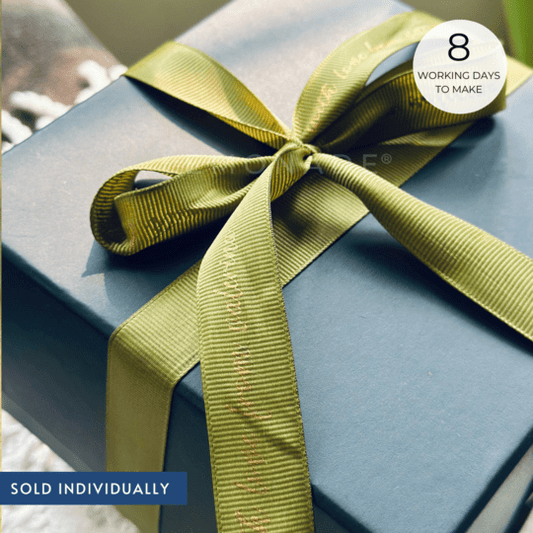 Personalized grosgrain ribbon in vibrant colors for gifts, celebrations, and special events.
Olive Green - LemonadeStationery