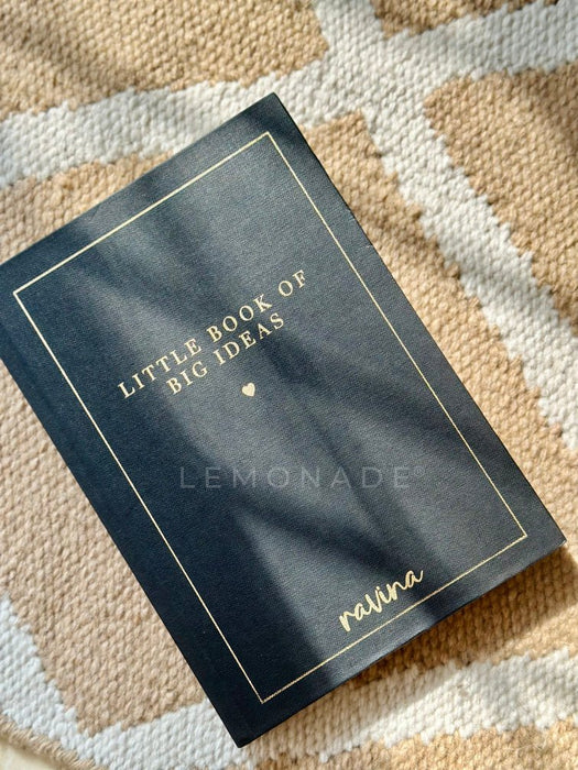 Personalized - Hardbound Book - Little Book of Big Ideas - LemonadeStationery