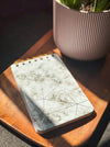 Personalized - Hardbound Spiral Notepad - Marble - LemonadeStationery