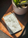 Personalized - Hardbound Spiral Notepad - Marble - LemonadeStationery