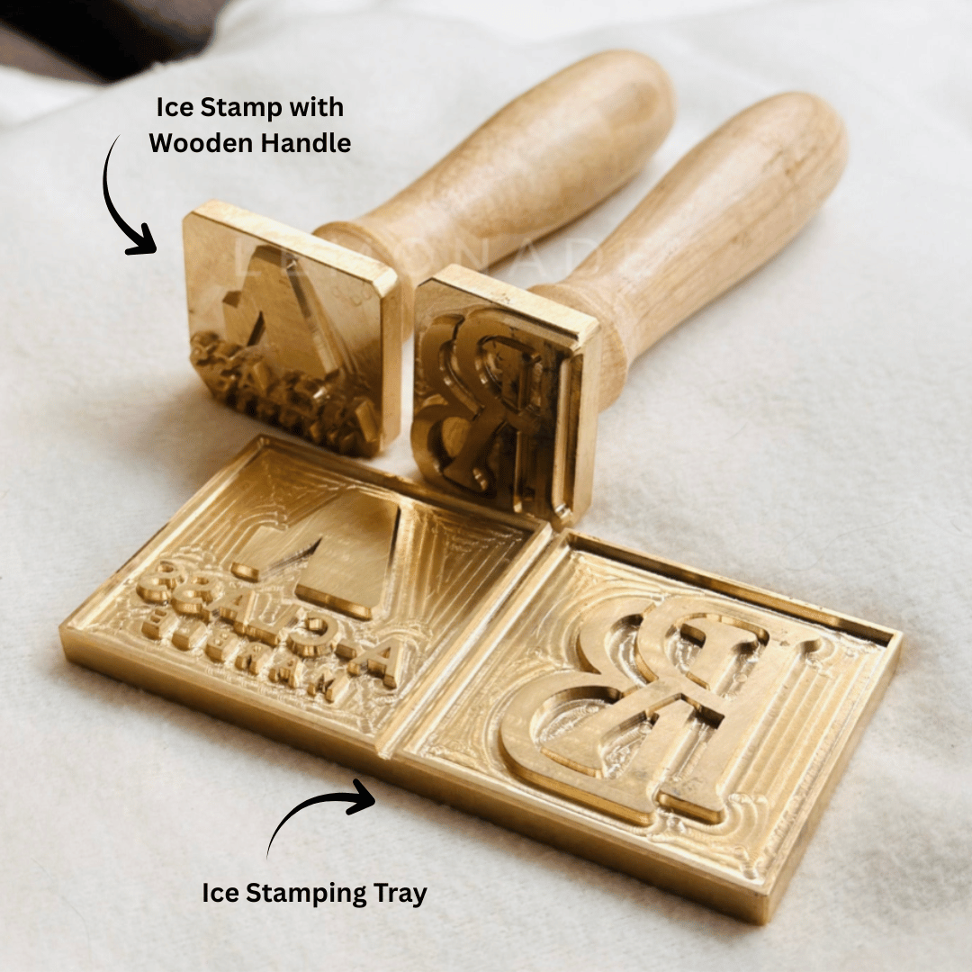 Personalized - Ice Tray | Ice Stamping Tray - LemonadeCustom Stamps