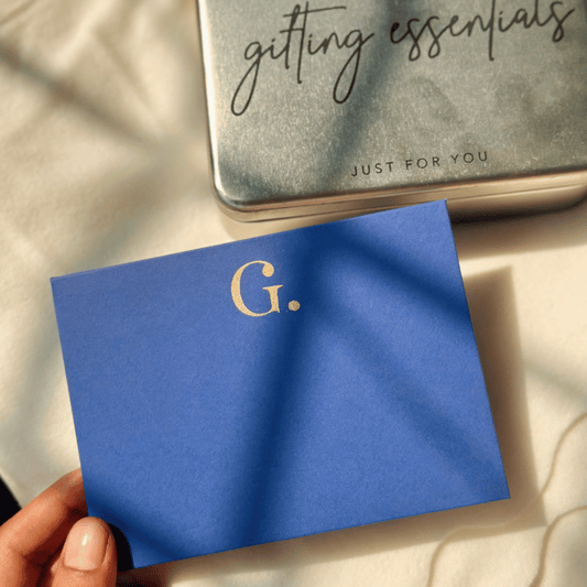 Personalized - Initial Notecards With Initial Envelope Set - LemonadeStationery