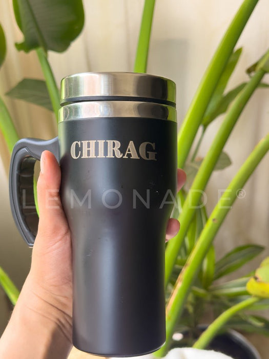 Personalized - Insulated Car Mug - Black - LemonadeHome