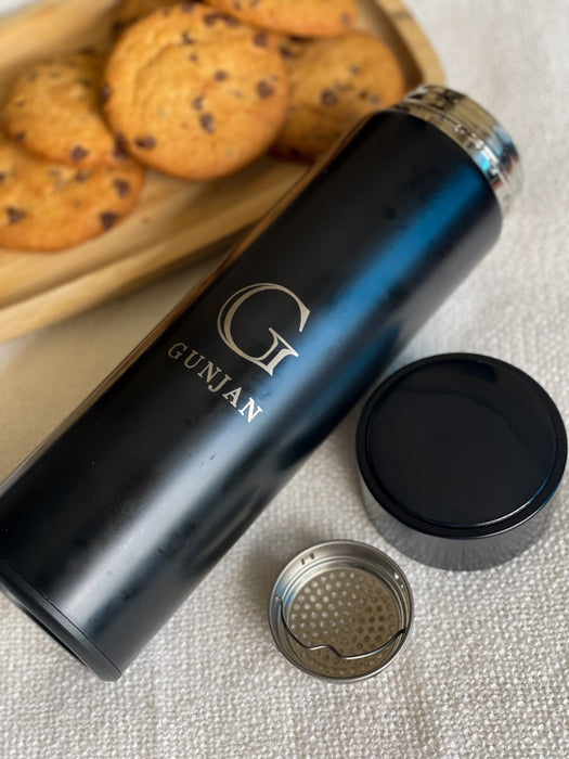 Personalized - Insulated Temperature Bottle - with Inbuilt Infuser - Monogram - LemonadeHome