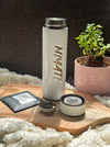 Personalized - Insulated Temperature Bottle - with Inbuilt Infuser - White - LemonadeHome