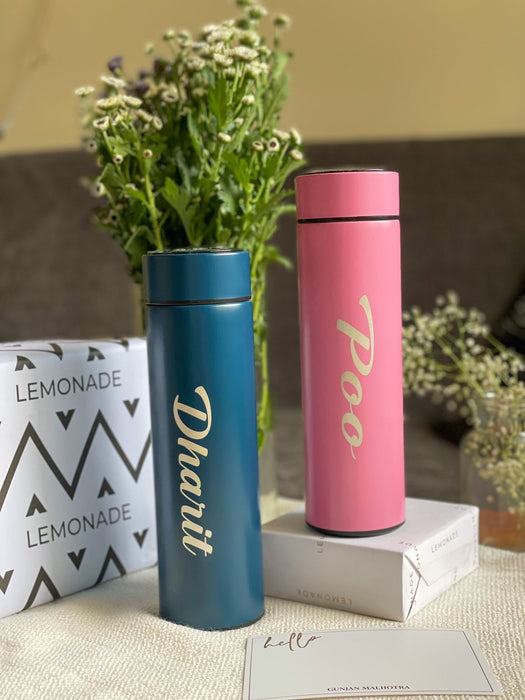 Personalized - Insulated Temperature Bottle - with Inbuilt Infuser - LemonadeHome