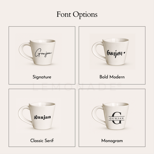 Personalized - Latte Mug - LemonadeHome