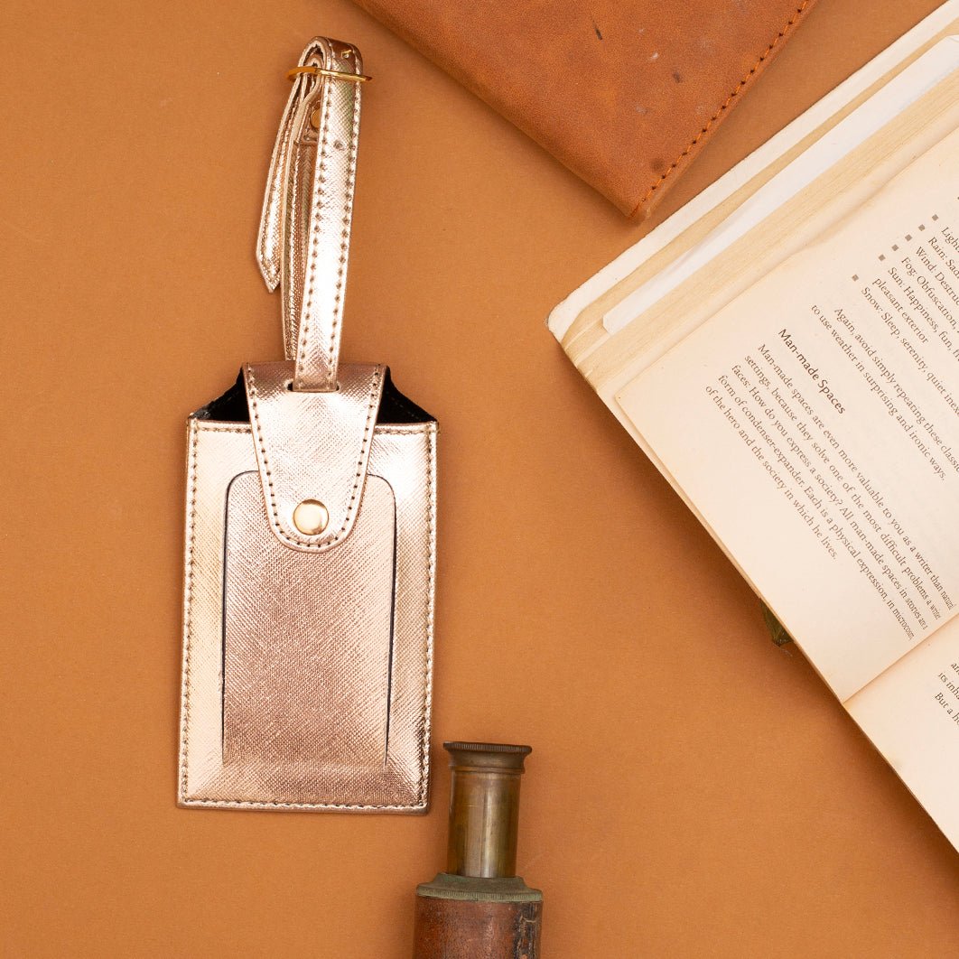 Personalized - Luggage Tag | Vegan Leather - LemonadeLuxe Gifting