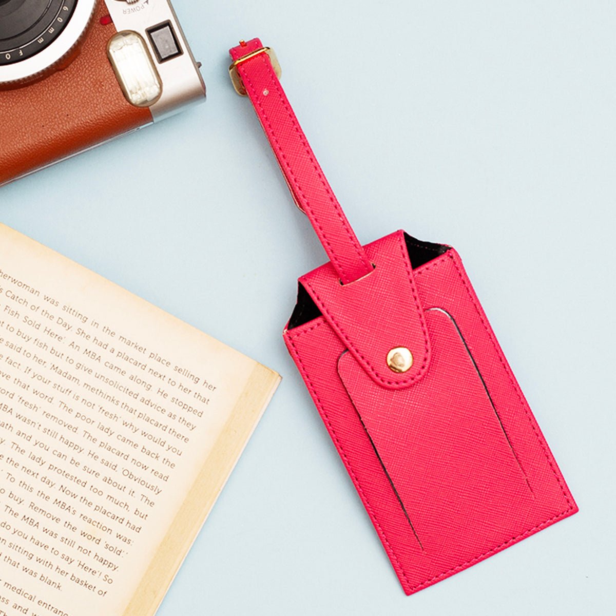 Personalized - Luggage Tag | Vegan Leather - LemonadeLuxe Gifting