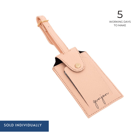 Personalized - Luggage Tag | Vegan Leather - LemonadeLuxe Gifting