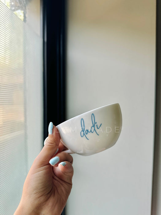 Personalized - Luxe Lite White Cappuccino Cup | Artisan Collection - LemonadeHome