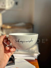 Personalized - Luxe Lite White Cappuccino Cup | Artisan Collection - LemonadeHome